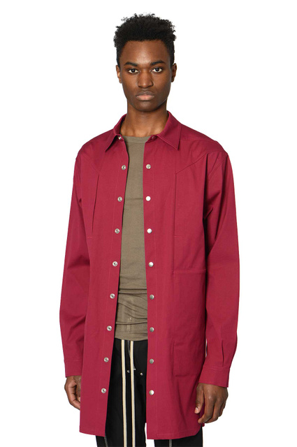 RICK OWENS Jumbo Fogpocket Outershirt Jacket Fuchsia - Wrong Weather