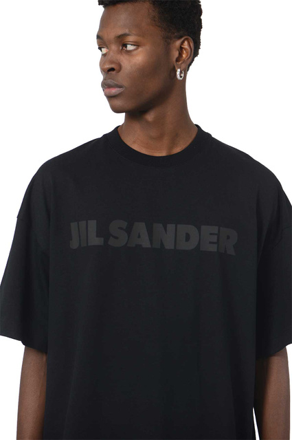 JIL SANDER Logo T-shirt Black - Wrong Weather