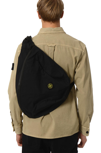 STONE ISLAND 9200020 ALUMINIUM TELA Sling Backpack - Wrong Weather
