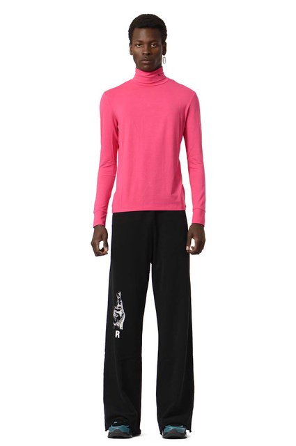 RAF SIMONS RS ハンドサイン タートルネックトップ ピンク - Wrong Weather RAF SIMONS RS ハンドサイン タートルネックトップ ピンク - Wrong Weather