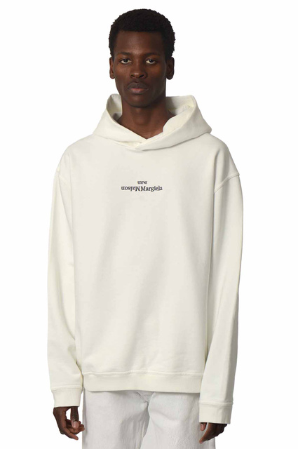 MAISON MARGIELA Hooded Sweatshirt White - Wrong Weather