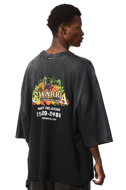 WILLY CHAVARRIA Chavarria Produce Buffalo Oversized T-shirt Washed