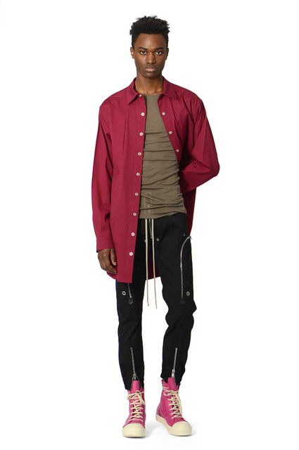 RICK OWENS Jumbo Fogpocket Outershirt Jacket Fuchsia（リック