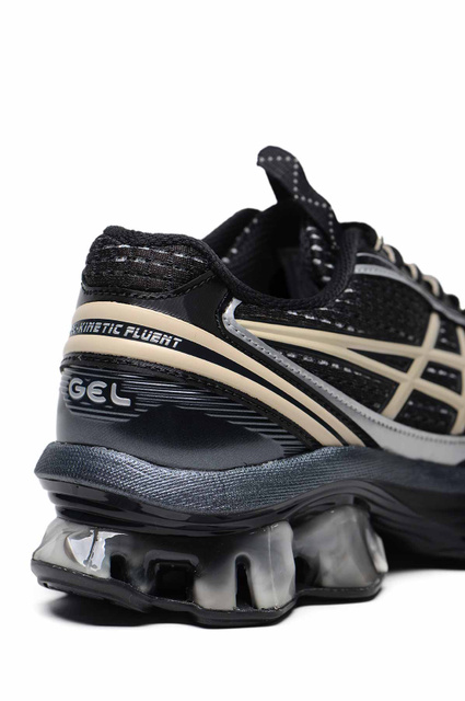 ASICS US6-S GEL-KINETIC FLUENT Sneakers Black/Vanilla - Wrong Weather
