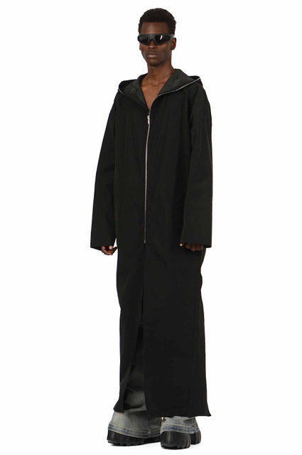 RICK OWENS Porterville Runway Hooded Gimp Robe ブラック - Wrong