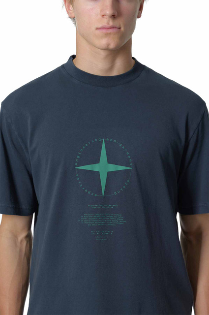 STONE ISLAND 2100001 Organic Cotton Jersey T-shirt Navy - Wrong