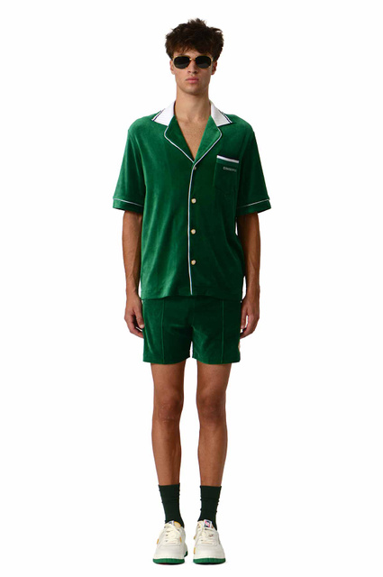 CASABLANCA Velour Shirt Green - Wrong Weather