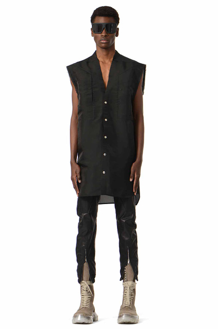 RICK OWENS ジャンボ・カットアウト・フォグポケット・ベスト - Wrong