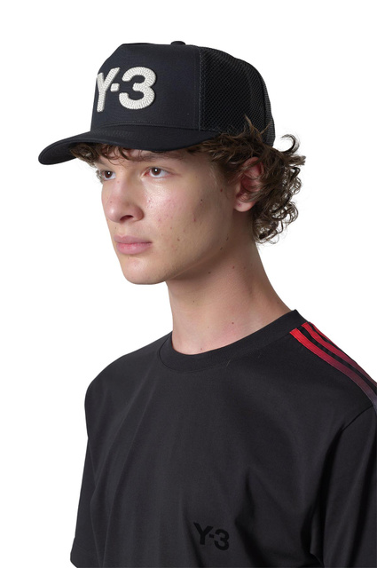Y-3 Trucker Cap Black - Wrong Weather