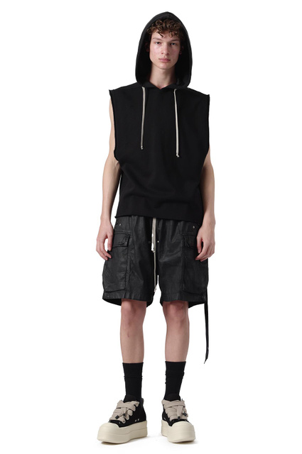 DRKSHDW Temple Sleeveless Hooded Sweatshirt Black - Wrong Weather