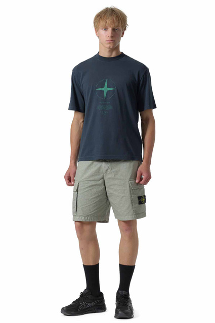 STONE ISLAND 2100001 Organic Cotton Jersey T-shirt Navy - Wrong