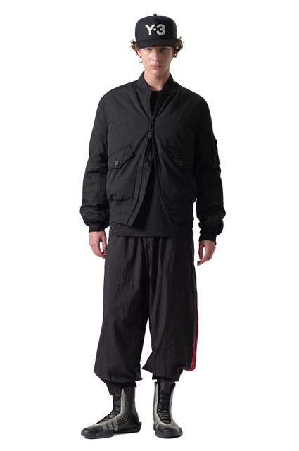 Y-3 ワイスリー ヨウジヤマモト ボンバージャケット ナイロン XS Y-3 ナイロンボンバージャケット ブラック - Wrong Weather