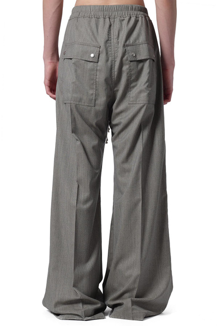 RICK OWENS Temple Wide Bela Trousers Grey - Wrong Weather