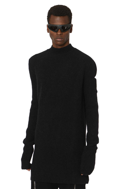 RICK OWENS Porterville Subhuman Knit Sweater Black - Wrong Weather