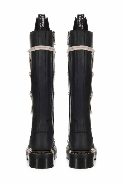 DR. MARTENS X RICK OWENS 1B60 Quad Sole Pentalace Boots - Wrong