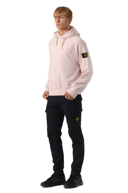 STONE ISLAND 6100023 Hoodie Pink - Wrong Weather