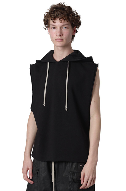 DRKSHDW Temple Sleeveless Hooded Sweatshirt Black - Wrong Weather