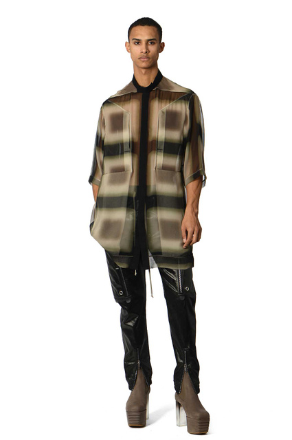 RICK OWENS Magnum Silk Shirt - Wrong Weather
