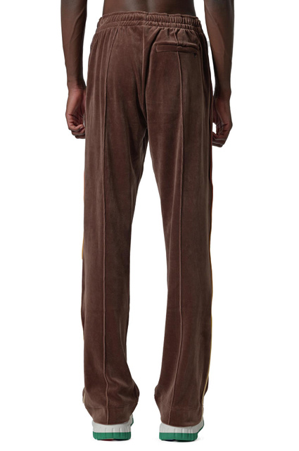 CASABLANCA Dark Brown Velour Track Trousers - Wrong Weather