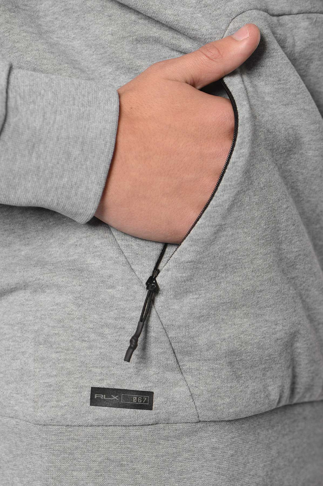 POLO RALPH LAUREN ゴルフ RLX ハーフジップ グレー パーカー - Wrong
