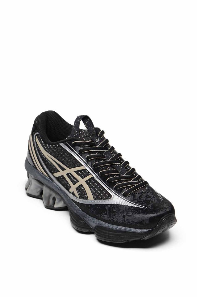ASICS US6-S GEL-KINETIC FLUENT Sneakers Black/Vanilla - Wrong Weather