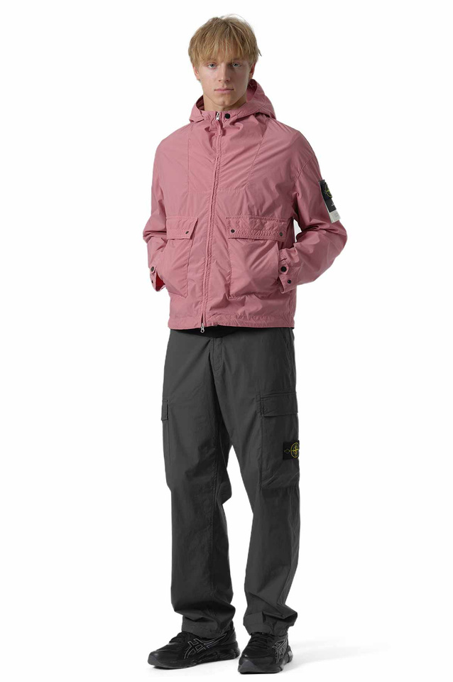 STONE ISLAND 4100052 Light Compact Touch Poly-TC Jacket Oleander