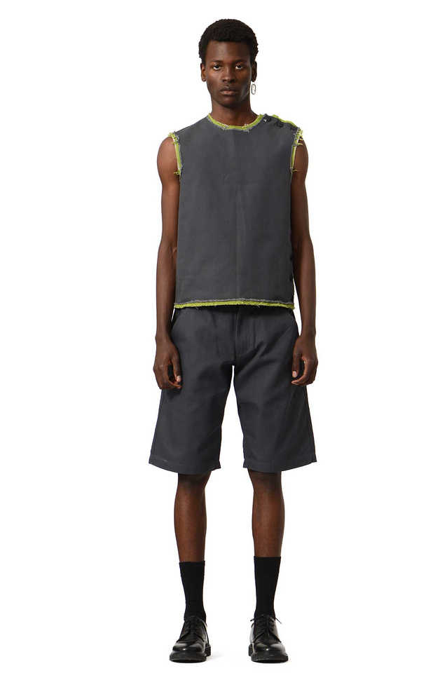RAF SIMONS S Double Denim Tank Top - Wrong Weather