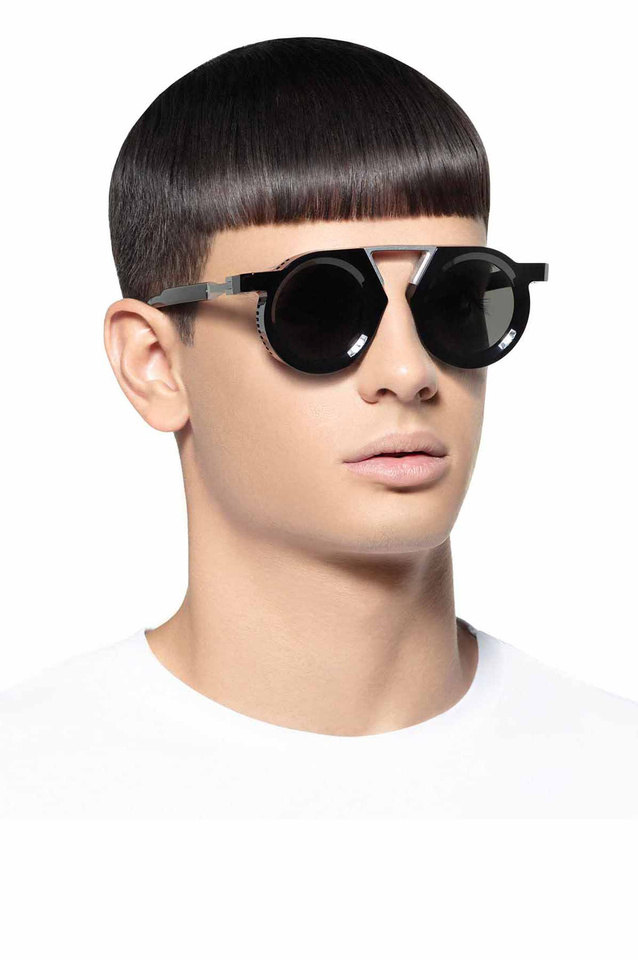 VAVA BL0045 Black Matte Sunglasses w/ Black Lenses - Wrong  display picture 2