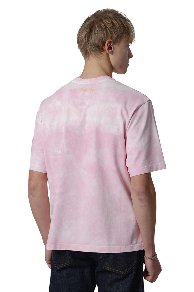 CASABLANCA Tie Dye T-shirt Pink - 3
