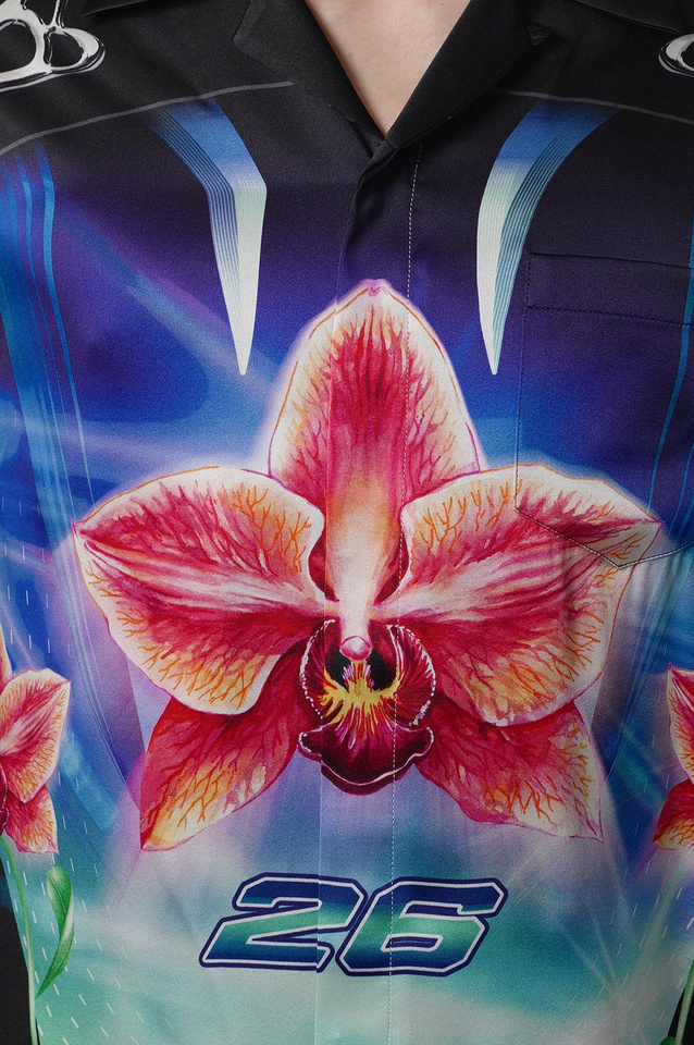 CASABLANCA Orchid Racer Silk Shirt - Wrong Weather