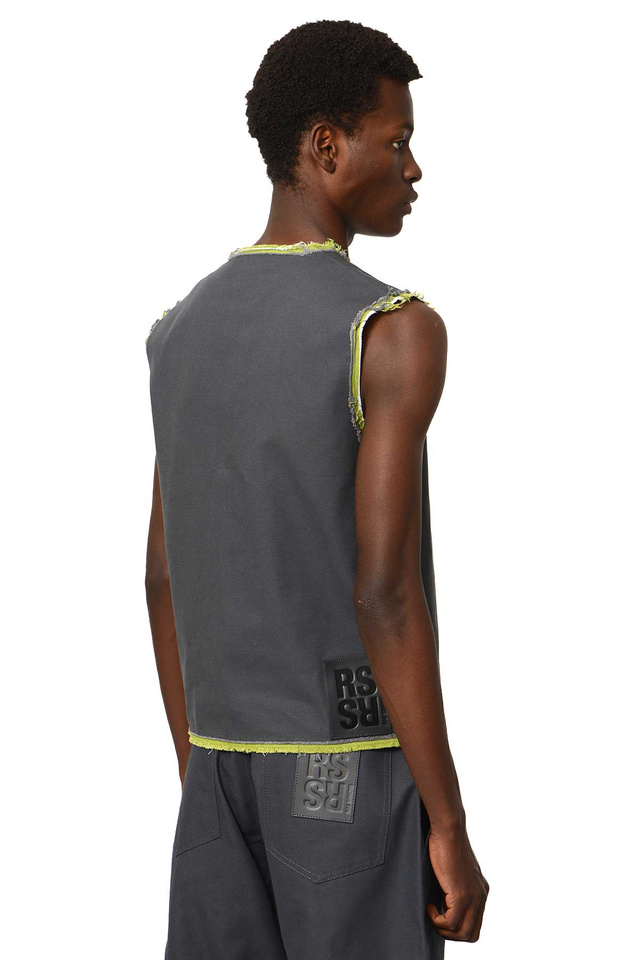 RAF SIMONS S Double Denim Tank Top - Wrong Weather