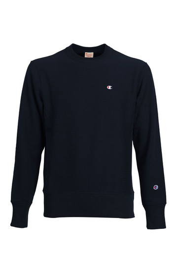 CHAMPION Small Logo Navy Blue Sweatshirt . Men . S