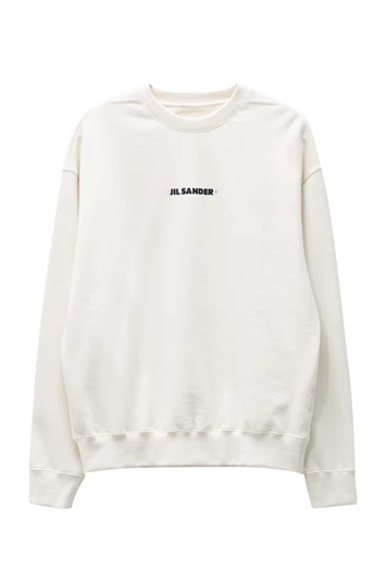 JIL SANDER Logo Sweatshirt Natural . Men . S