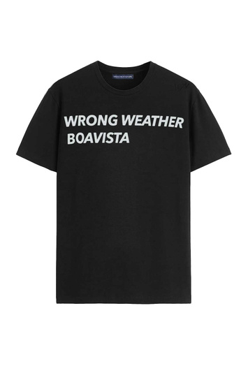 WRONG WEATHER Capsule Collection Boavista T-shirt Black