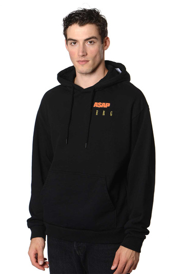 PLATFORMX X ASAP FERG Photo Black Hoodie . Men . S
