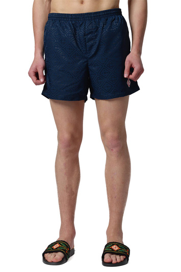 CASABLANCA Monogram Swimshorts Navy
