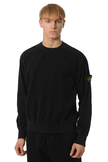 STONE ISLAND 6100016 Sweat 'OLD' EFFECT Noir