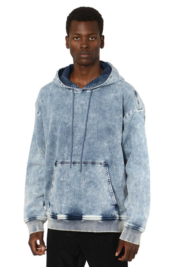 DIESEL D-Um-Rib-S2 Track Hoodie . Men . S