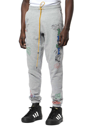 RHUDE Doodle Grau Jogger