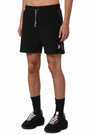 CASABLANCA Monogram Jacquard Towelling Shorts Black