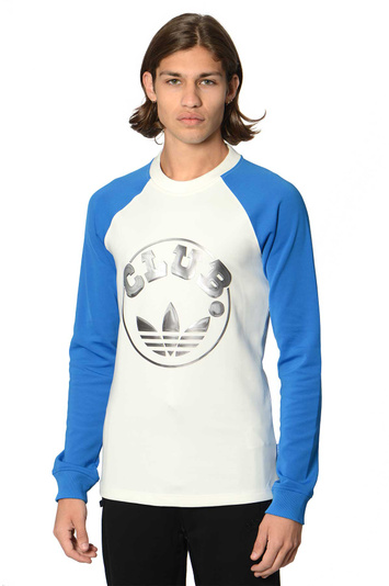 adidas BLUE VERSION Club LS T-shirt . Men . S