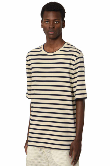 JIL SANDER+ Striped T-shirt Black/Natural