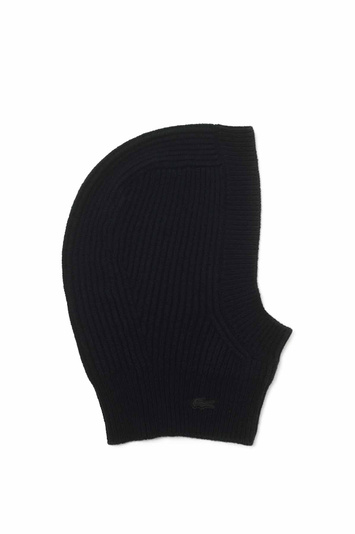 LACOSTE Wool Balaclava Dark Green