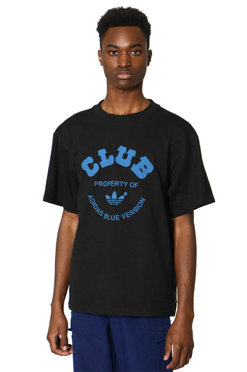 adidas BLUE VERSION Club T-shirt Black . Men . XS