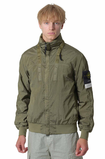 STONE ISLAND 4100064 Nylon Metal Watro-TC In Econyl Jacket Military Green . Men . M