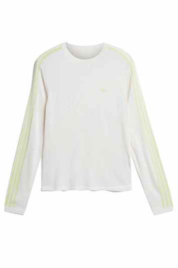 Camisola de malha adidas X WALES BONNER Branco Giz/Semi Amarelo Congelado