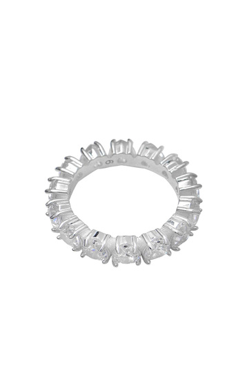 HATTON LABS White Heart Eternity Ring