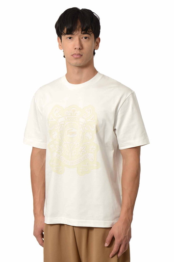 LACOSTE Coat-Of-Arms T-shirt White . Men . L