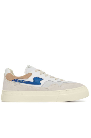 STEPNEY WORKERS CLUB Perle S-Strike Wildleder Mix Turnschuhe Weiß