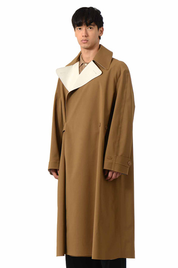 LACOSTE Trench Coat Cookie Marrón